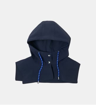 Capuche imperméable avec cordons - Maje - Marine