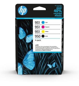Cartouche d'encre 950 Noire + 951 3 couleurs - HP - Multicolore
