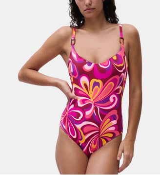 Maillot de bain 1 pièce emboîtant - Chantelle - Tigre