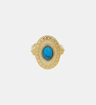 Bague plaqué or KATE Nilaï