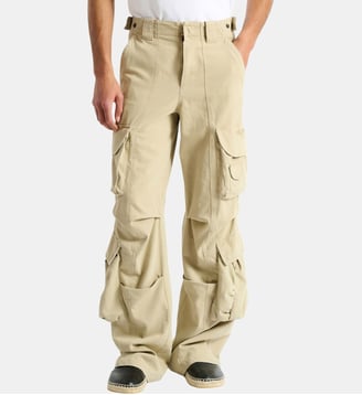 Pantalon cargo en coton - Balmain - Beige