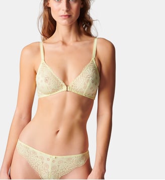Soutien-gorge triangle sans-armatures - Jaune Yuzu - Simone Pérèle - Jaune