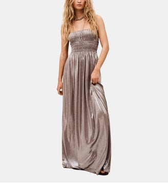 ROBE ISABELLA - Ba&sh - Argent