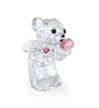 Ourson Kris Un Bisou Plein d’Amour - Swarovski - Pink