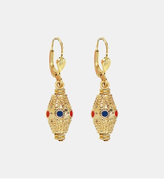 Boucles d'oreilles Kamala - Nilaï - Bleu