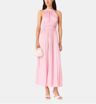 Robe longue plissée - Maje - Rose