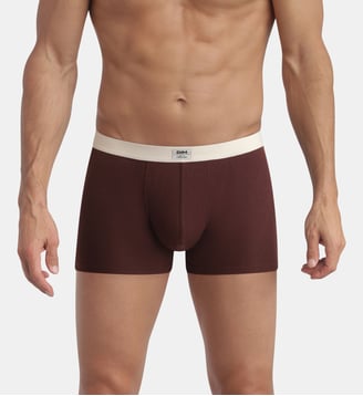 Boxer homme en coton modal côtelé Elegant - Dim - Chocolat
