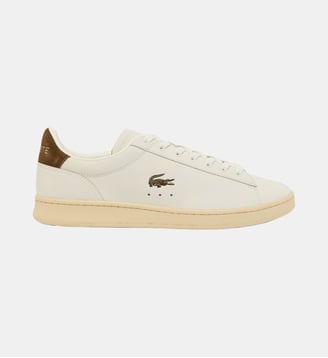 Sneakers Carnaby Set homme en cuir - Lacoste - Beige et marron
