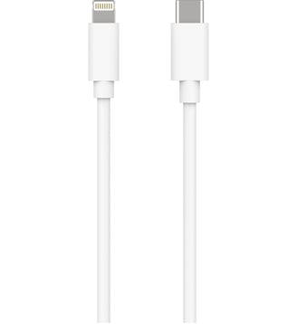 Câble Lightning vers USB-C 2M certifié Apple Blanc Essentiel B