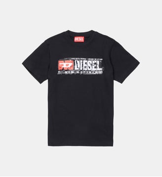 T-shirt avec logo - Diesel Kids - Noir
