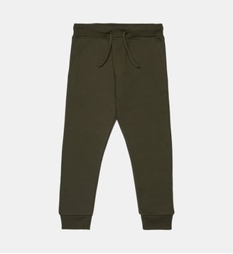 Pantalon de jogging en polaire avec logo - Dsquared2 - Olive poussiéreuse