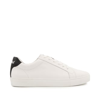 Baskets En Cuir Simone Homme Just Married - Bons Baisers - Blanc