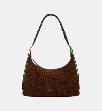 Petit Sac Hobo Jess Léopard - Vanessa Bruno - Fauve