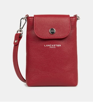 Pochette smartphone Milano Bao en cuir - Lancaster - Bordeaux