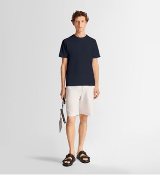 T-shirt riviere col rond coupe regular - Fusalp - Marin