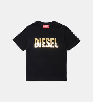 T-shirt avec logo - Diesel Kids - Noir