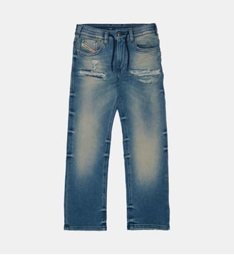 Coupe décontractée bleu clair - D-Kros - Diesel Kids - Denim bleu