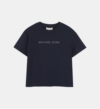 T-shirt manches courtes - Michael Kors Kids - Bleu cargo