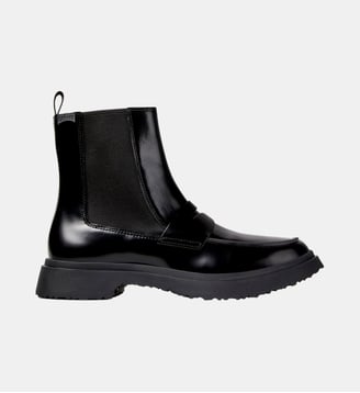 Bottines Walden cuir - Camper - Noir