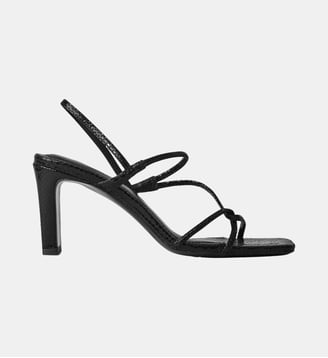 Sandales en cuir - Sandro - Noir