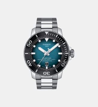 Montre automatique Seastar Bleu T1206071104100 - Tissot - Argenté