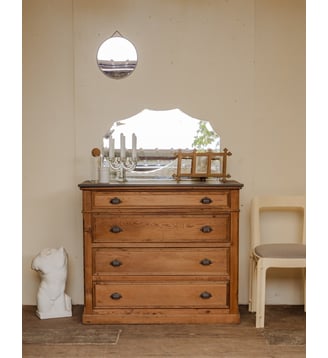 Commode en bois Garance N°641- Produit chiné - Debongout - Bois foncé