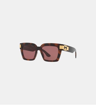 Lunettes de soleil Œil de chat GG1689S - Gucci - Écaille