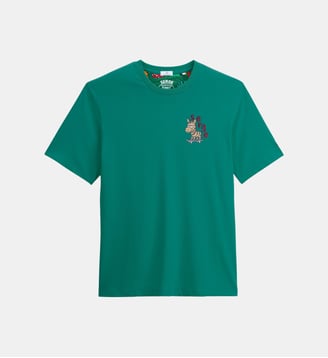 T-shirt manches courtes Thor brodé Funky Animals Serge Blanco