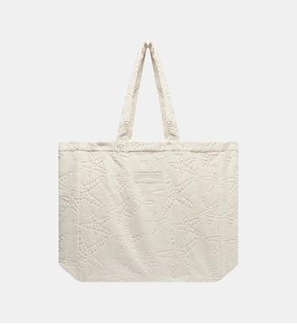 Sac de plage en éponge Starfish Jacquard - Vilebrequin - Brume
