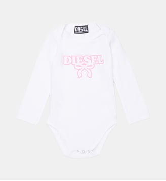 Body bébé avec logo - Diesel Kids - Blanc