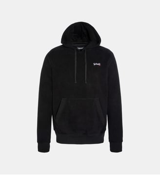 Sweatshirt polaire à capuche - Schott - Noir
