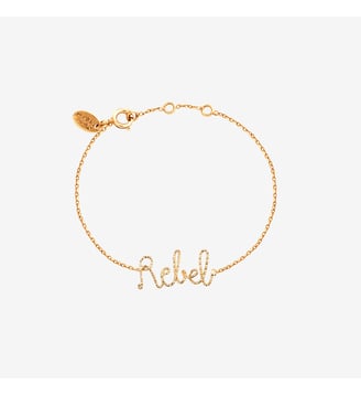 Bracelet doré rebel - bling - Caroline Najman - Doré