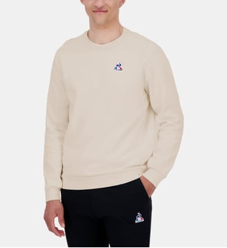 Sweat col rond Essentiels - Le Coq Sportif - Blanc