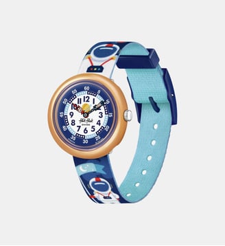Montre Future dreams Bleu FBNP216 - Flik Flak - Jaune
