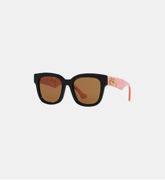 Lunettes de soleil Rectangulaire GG0998S - Gucci - Marron
