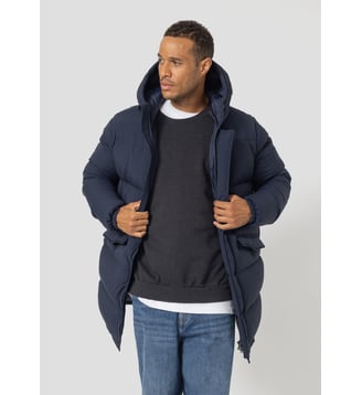 Doudoune Grand Froid stretch mi-longue Scott - Jott - Bleu nuit