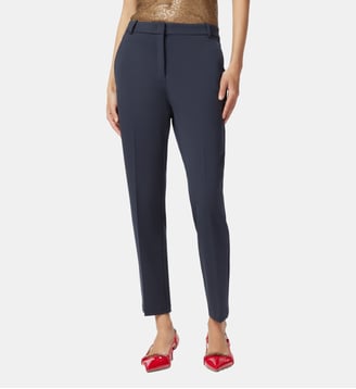 Pantalon cigarette en maille roma - Pinko - Multicolore