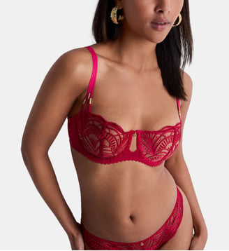 Soutien gorge Corbeille avec armatures - Aubade - Rouge