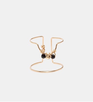 Bague d'ongle tissage - Spinelle YAY Paris