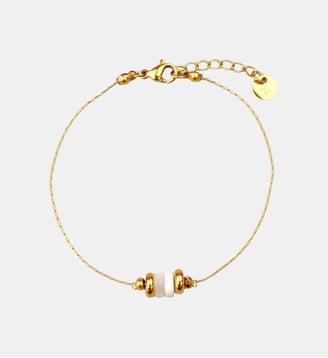 Bracelet Eléora - Les Cléias - Blanc