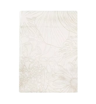 Drap plat satin de coton - Garnier Thiebaut - Blanc