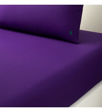 Drap housse en percale de coton Ralph Lauren Home