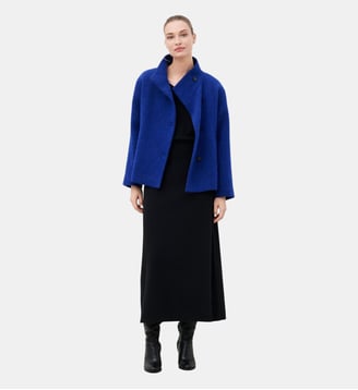 Manteau gcomete2 - Coton recycle - Caroll - Bleu roi
