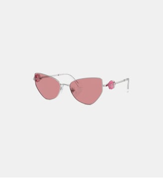 Lunettes de soleil Irrégulier SK7003 - Swarovski - Rose