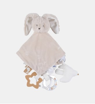 Doudou plat attache sucette - Noukie's - Beige