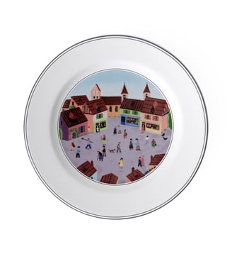 Assiette dessert Village - Villeroy & Boch - Multicolore