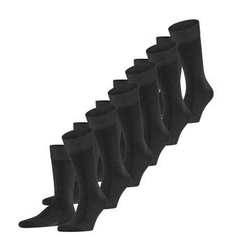 Chaussettes Happy 6-Pack Coton - Falke - Ardoise