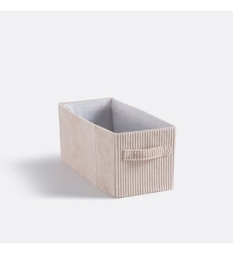 Panier pliable, velours côtelé La Redoute Interieurs