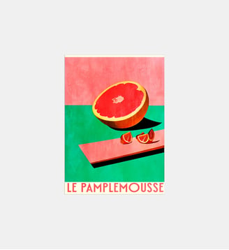 Poster   Le Pamlemousse - Bo Anderson - Poster & Frame - Multicolore