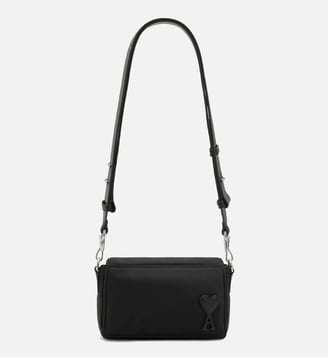 Sac lunch box Marcel unisexe en nylon - AMI Paris - Noir